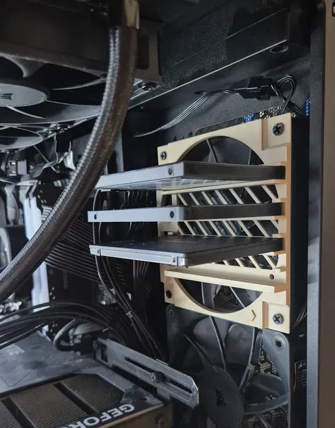 Ngàm gắn quạt cho 4x SSD 2.5" - Image 3