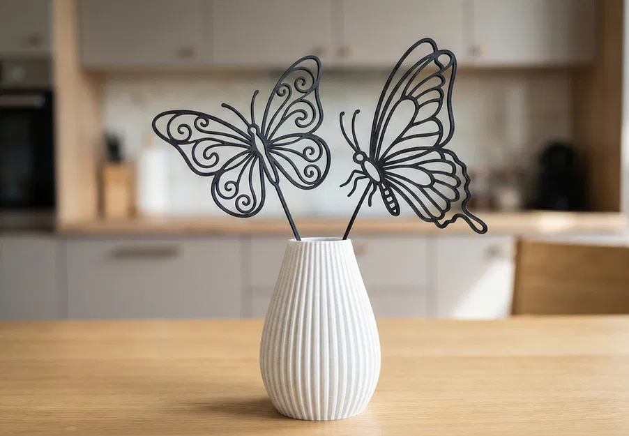 Cọc cắm Bướm – Trang trí thanh lịch cho vườn & bình hoa - Image 1