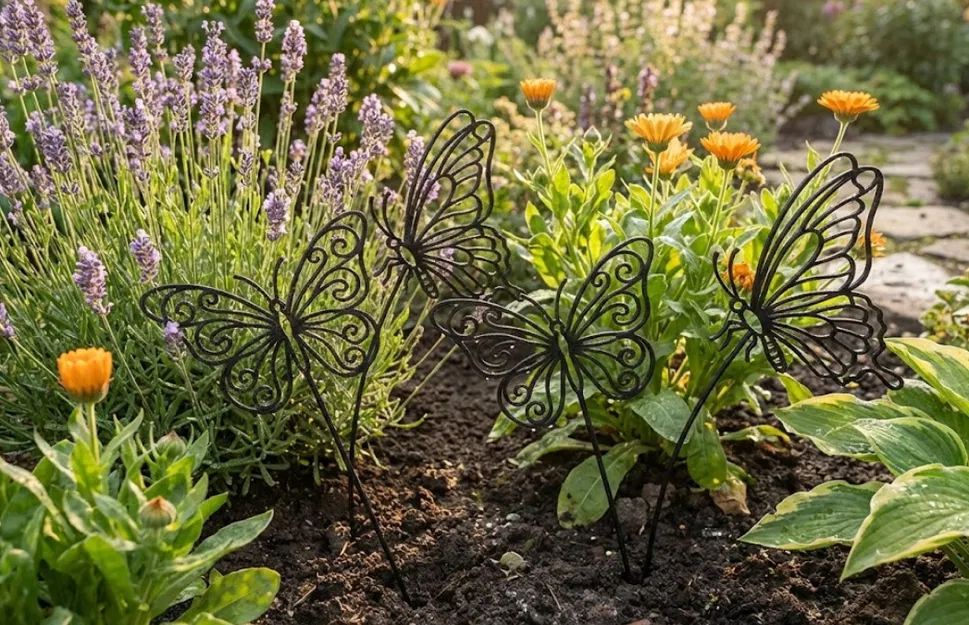 Cọc cắm Bướm – Trang trí thanh lịch cho vườn & bình hoa - Image 5