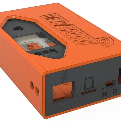 Vỏ Case WLAN Pi M4/+ In 3D Chất Lượng Cao