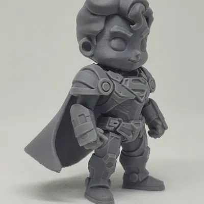 Mô Hình Chibi Superman Giáp Khoa Học Viễn Tưởng Siêu Ngầu