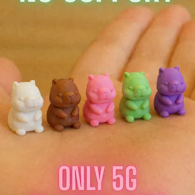 Mini Capybara Pocket Figure – Figure capybara mini bỏ túi in siêu nhanh