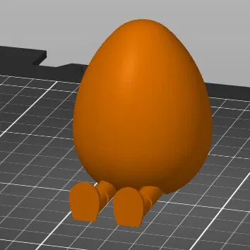 Trứng Phục Sinh có chân và bàn chân, đứng được