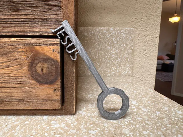 Mô Hình Chìa Khóa Chúa Jesus 3D Độc Đáo - Image 1