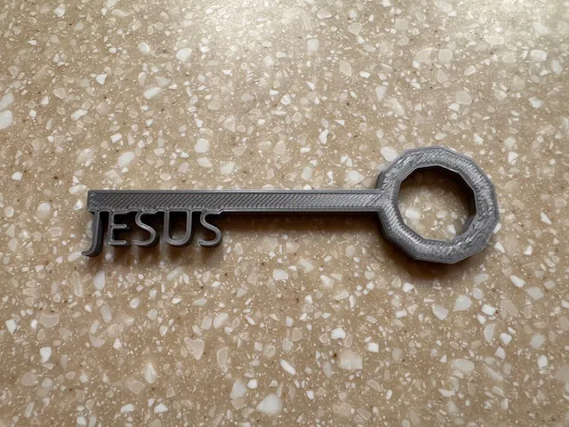 Mô Hình Chìa Khóa Chúa Jesus 3D Độc Đáo - Image 2