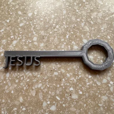 Mô Hình Chìa Khóa Chúa Jesus 3D Độc Đáo