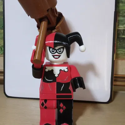 Mô Hình Harley Quinn Minifigure Khổng Lồ - In 3D