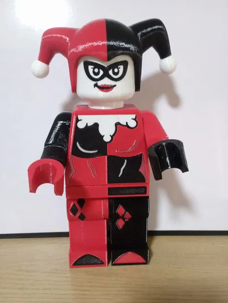 Mô Hình Harley Quinn Minifigure Khổng Lồ - In 3D - Image 4