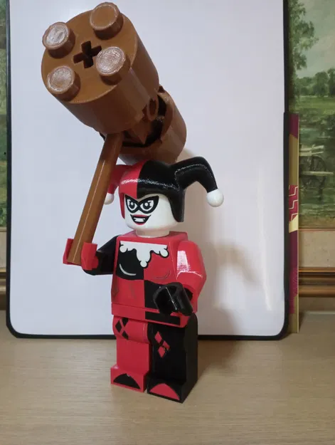 Mô Hình Harley Quinn Minifigure Khổng Lồ - In 3D - Image 12