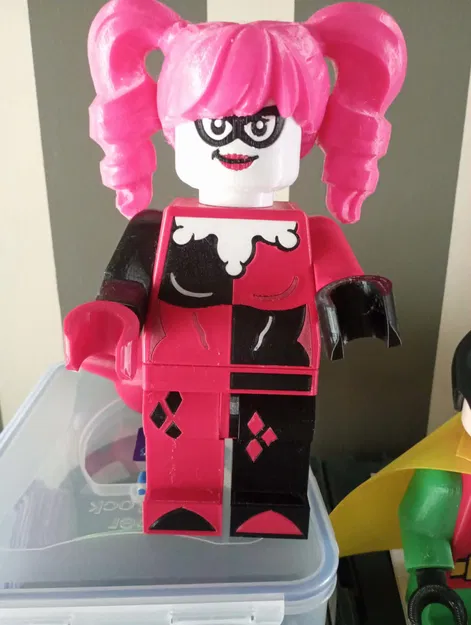 Mô Hình Harley Quinn Minifigure Khổng Lồ - In 3D - Image 13