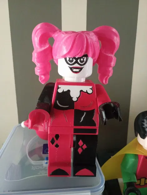 Mô Hình Harley Quinn Minifigure Khổng Lồ - In 3D - Image 14