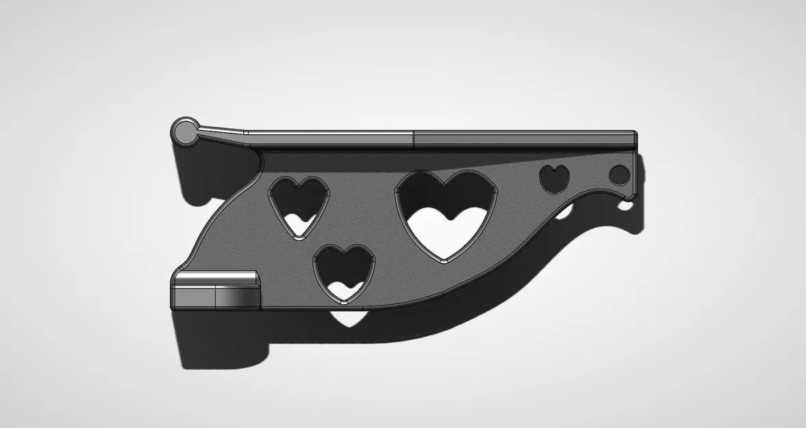 Kẹp Đèn Mái Che Caravan Thiết Kế Trái Tim Xinh Xắn - Image 1