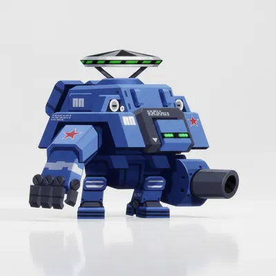 Mô Hình Mecha "Mecha 1" - Robot Tí Hon Sưu Tầm