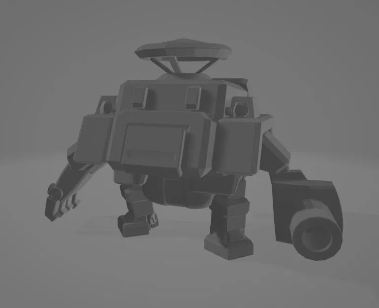 Mô Hình Mecha "Mecha 1" - Robot Tí Hon Sưu Tầm - Image 2