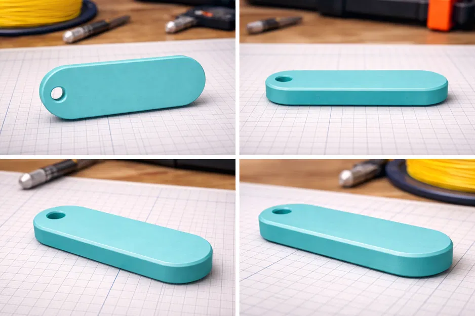 Mẫu Móc Khóa Tùy Biến (Customizable Keychain Template) - Image 2