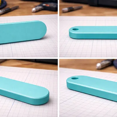 Mẫu Móc Khóa Tùy Biến (Customizable Keychain Template)