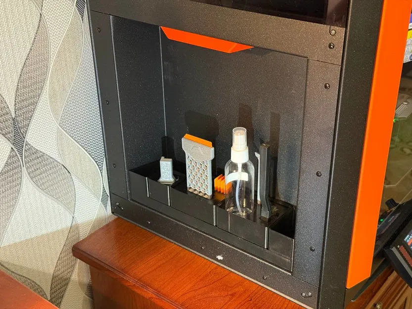 Insert lưu trữ Gridfinity hốc bên cho Prusa Core One (Base 5×1.5, gắn nam châm) - Image 6