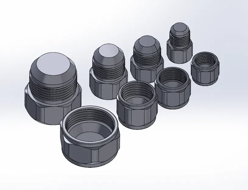 Nắp (Caps) & Nút bịt (Plugs) cho AN Fitting - Image 1