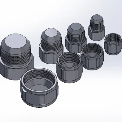 Nắp (Caps) & Nút bịt (Plugs) cho AN Fitting