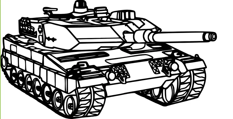 Tranh Treo Tường Xe Tăng Leopard (Leopard Wall Art) - Image 3