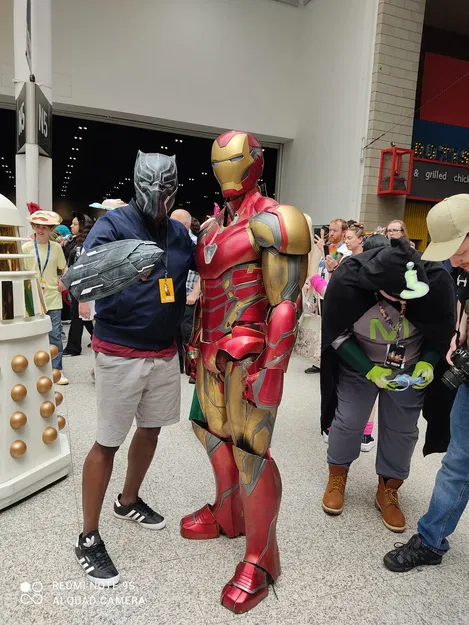 Mũ Bảo Hiểm Black Panther Cho Cosplay Độc Đáo - Image 2