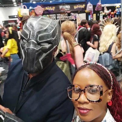 Mũ Bảo Hiểm Black Panther Cho Cosplay Độc Đáo
