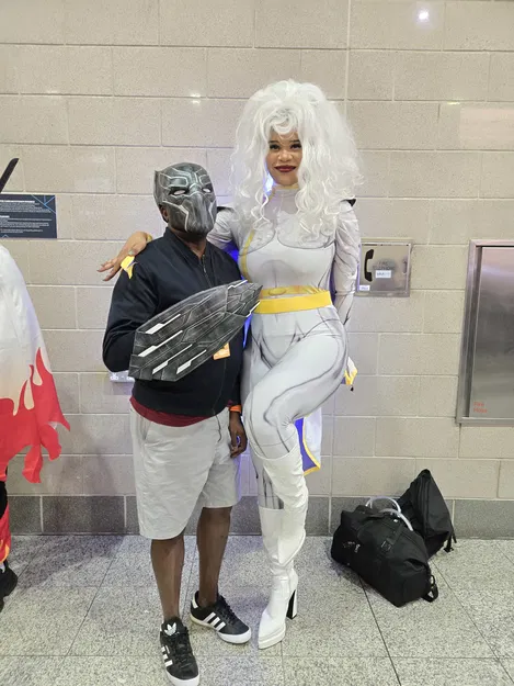 Mũ Bảo Hiểm Black Panther Cho Cosplay Độc Đáo - Image 5