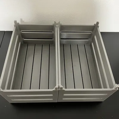 Thùng Đựng Đồ In 3D Có Thể Xếp Chồng Tiện Lợi