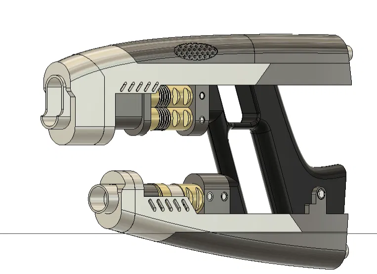 Mô Hình Súng Star-Lord Quad Blasters Guardians of the Galaxy 3D - Image 3