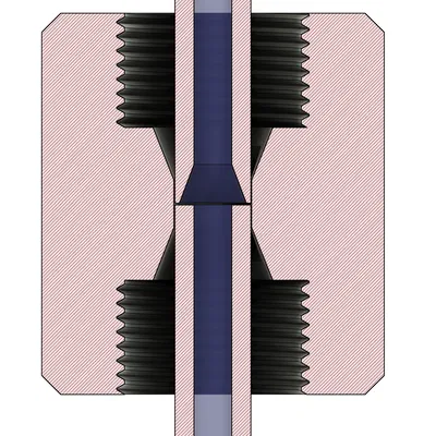 Zero Resistant PTFE Coupler M10