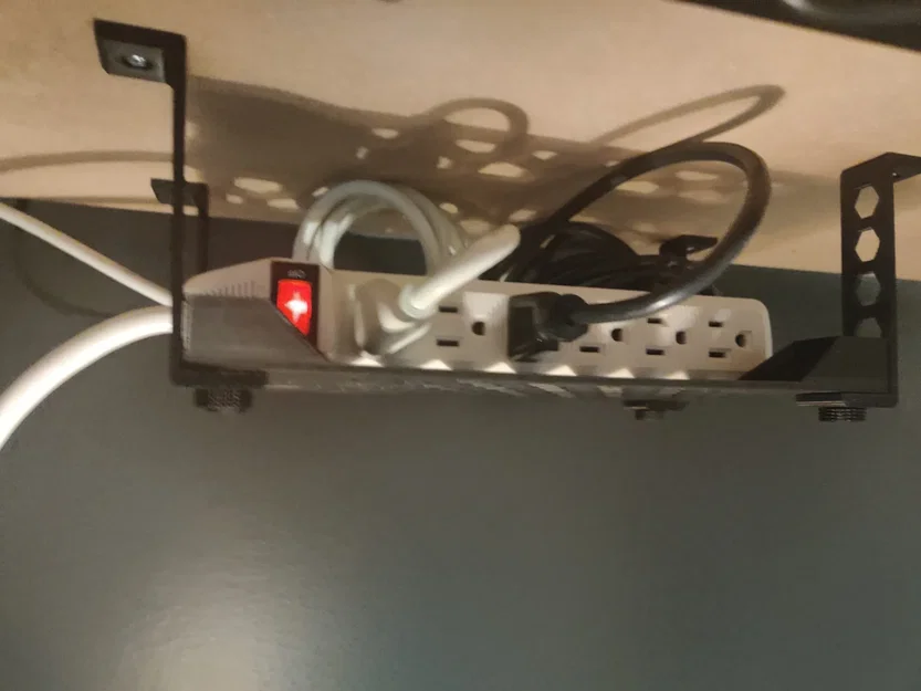 Khay quản lý dây cáp dưới bàn (Rất chắc chắn) - Cable Management Under-Desk Tray - Image 1