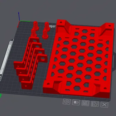 Khay quản lý dây cáp dưới bàn (Rất chắc chắn) - Cable Management Under-Desk Tray