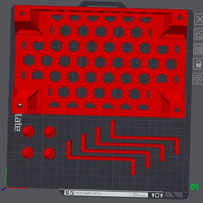 Khay quản lý dây cáp dưới bàn (Rất chắc chắn) - Cable Management Under-Desk Tray