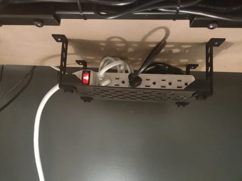 Khay quản lý dây cáp dưới bàn (Rất chắc chắn) - Cable Management Under-Desk Tray - Image 5