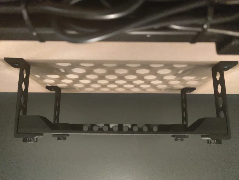 Khay quản lý dây cáp dưới bàn (Rất chắc chắn) - Cable Management Under-Desk Tray - Image 8