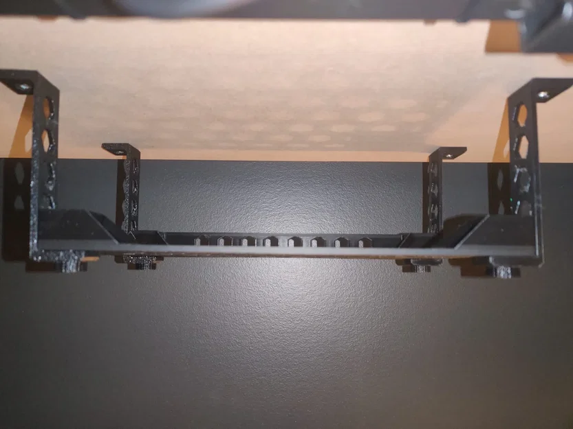 Khay quản lý dây cáp dưới bàn (Rất chắc chắn) - Cable Management Under-Desk Tray - Image 9