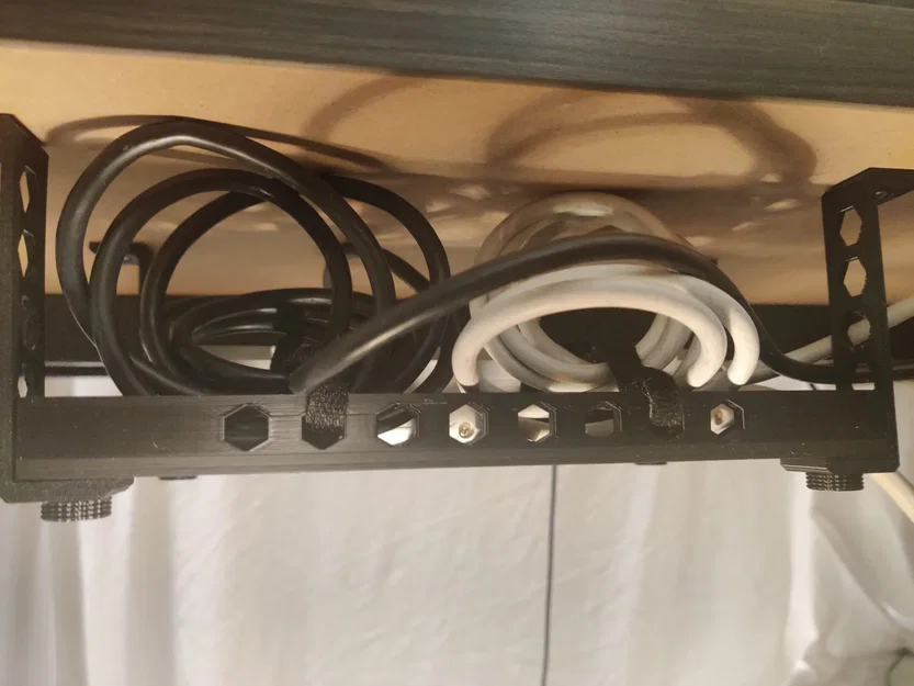 Khay quản lý dây cáp dưới bàn (Rất chắc chắn) - Cable Management Under-Desk Tray - Image 10