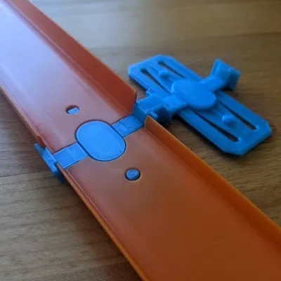 Bộ nối Hot Wheels đường đôi cho Monster Trucks, có chốt khóa chắc