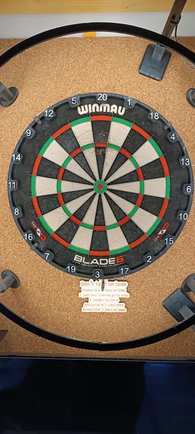 Number Ring Zahlenring Dart – Vòng số cho bảng phi tiêu - Image 1