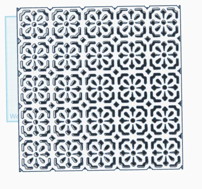 Con lăn họa tiết gạch Morocco (Moroccan Tiles Roller) - Image 2