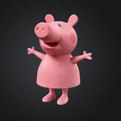 Mô Hình 3D Peppa Pig Đáng Yêu Cho Bé