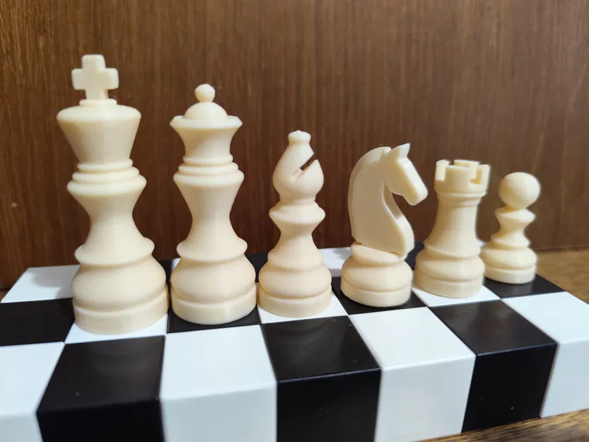 Bộ Cờ Vua In Không Cần Support (Support Free Chess) - Image 1