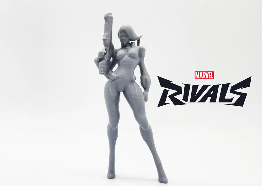 Mô Hình Black Widow Marvel Rivals 3D - Image 1