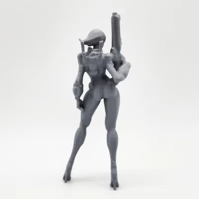 Mô Hình Black Widow Marvel Rivals 3D