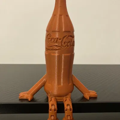 Mô Hình Chai Coca-Cola Biết Đi - Đồ Chơi Sáng Tạo In 3D