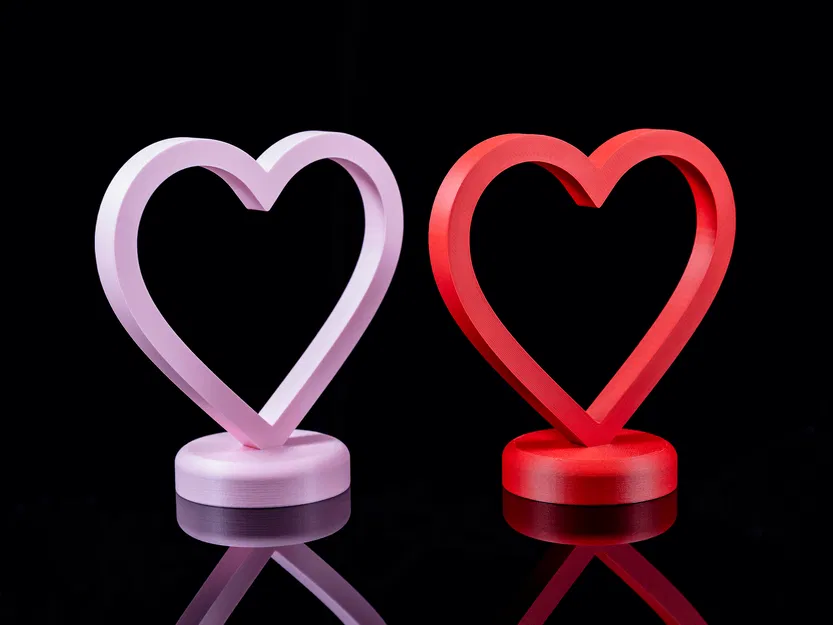 Trái Tim Tối Giản - Trang Trí Ngày Valentine - Image 1