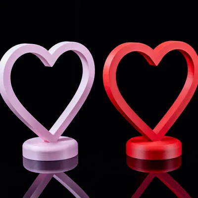 Trái Tim Tối Giản - Trang Trí Ngày Valentine