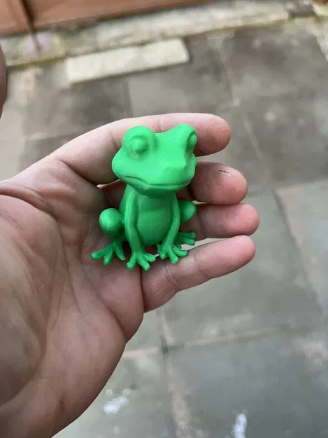 Ếch Dễ Thương Ngồi (Cute Frogs Sitting) - Image 2