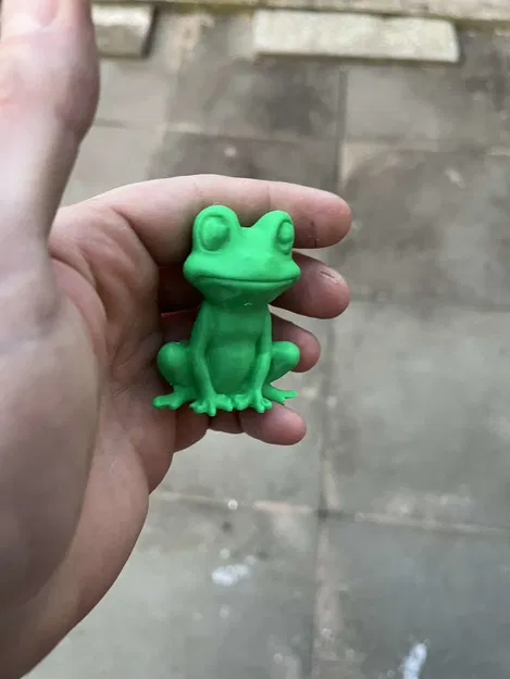 Ếch Dễ Thương Ngồi (Cute Frogs Sitting) - Image 3