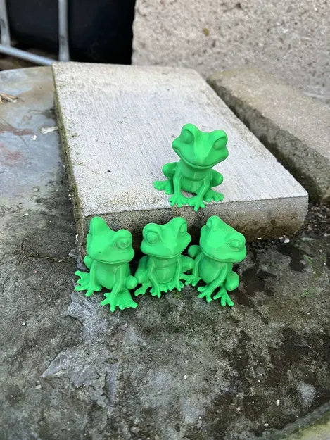 Ếch Dễ Thương Ngồi (Cute Frogs Sitting) - Image 7